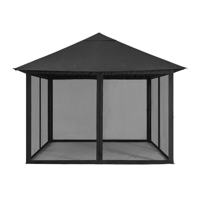 Load image into Gallery viewer, 11x11FT Outdoor Patio Gazebo Canopy with Mosquito Netting

