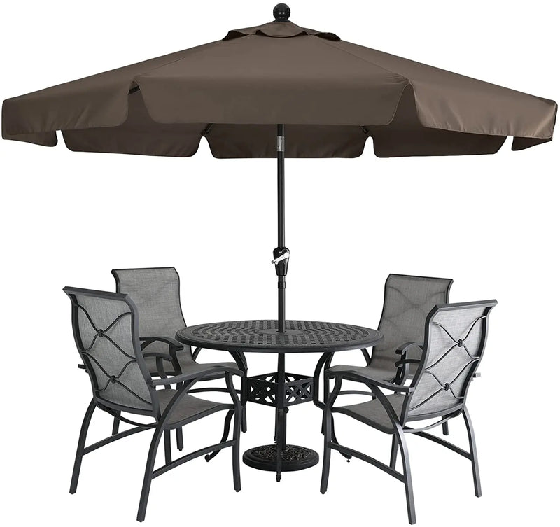 Load image into Gallery viewer, MASTERCANOPY 7.5FT/9FT Valance Patio Umbrella for Outdoor Table Market-CA

