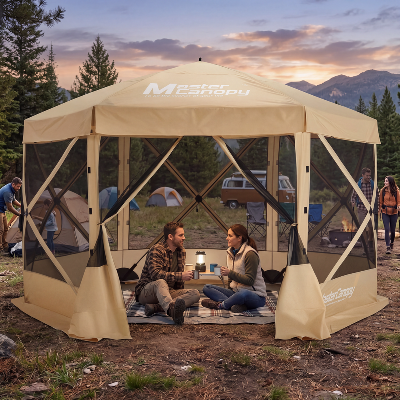 Load image into Gallery viewer, 10x10/12x12 Portable Screen House Room Pop up Gazebo Outdoor Camping Tent
