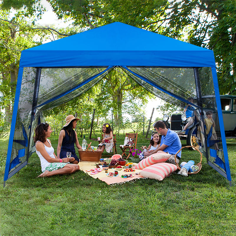 Load image into Gallery viewer, Leisure Sports 8x8/10x10/11x11 Pop Up Stable Canopy Tent with Mosquito Netting
