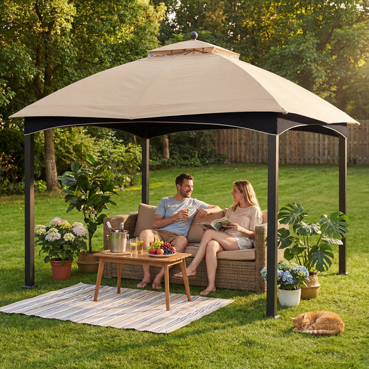 MASTERCANOPY Replacement Canopy Top for Lowe's Allen Roth 10x12 Gazebo