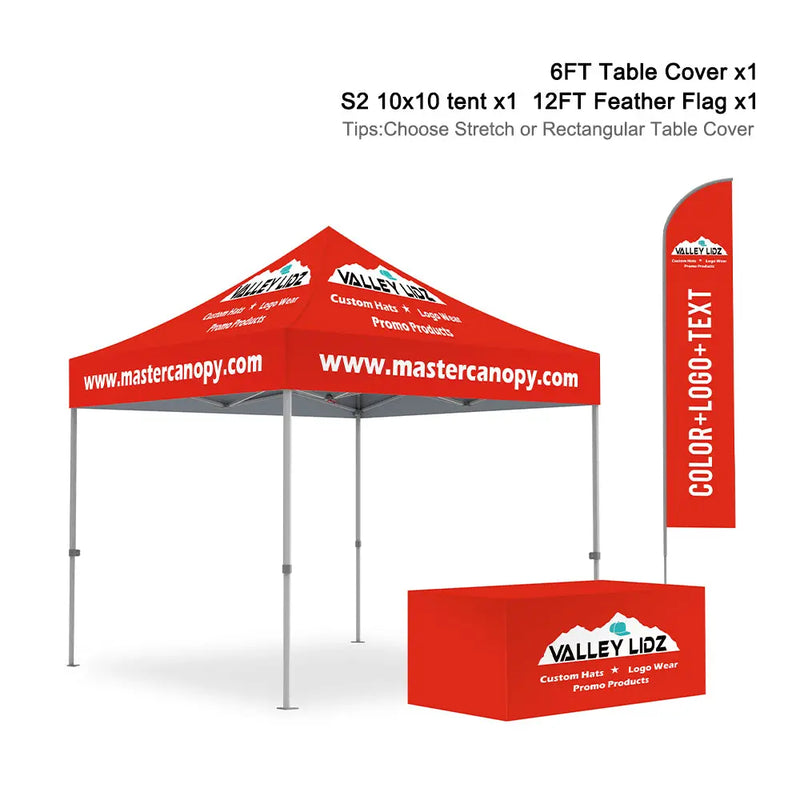 Load image into Gallery viewer, Premium+ Series Custom Canopy Tent 10x10 Full Case Vision Super Value Package
