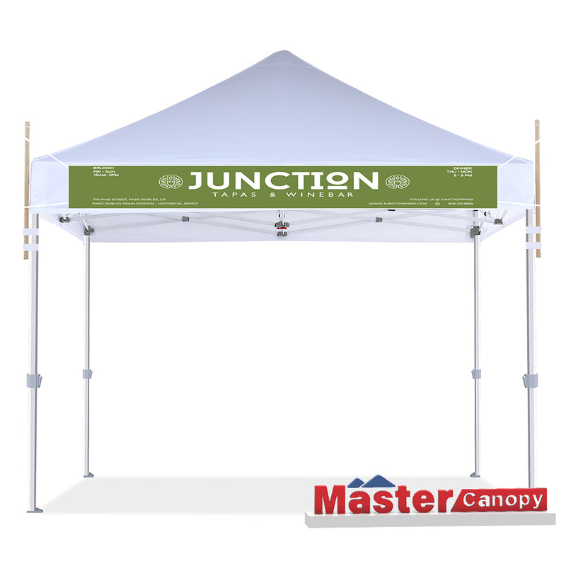 pop up tent with logo Custom Canopy Tent Banner