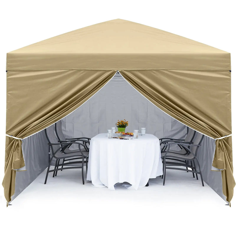 Load image into Gallery viewer, Leisure Sports 10x10 Pop Up Canopy Tent with Church Window Sidewalls-CA

