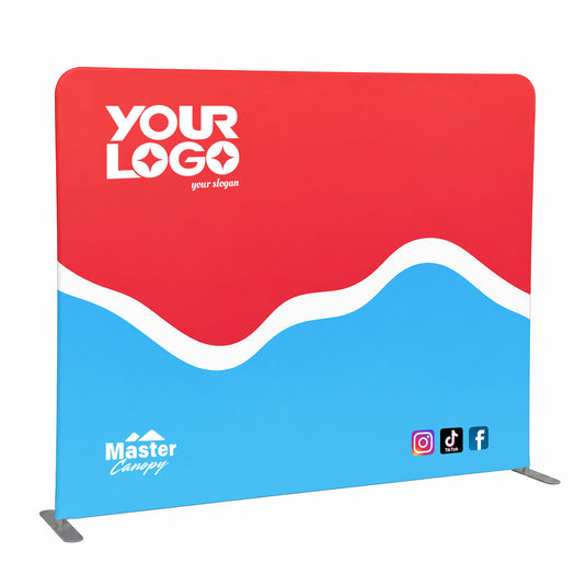 Custom Display Board Tension Fabric Trade Show 2.3x3m
