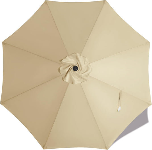 Patio Umbrella Replacement Canopy for 8 Ribs