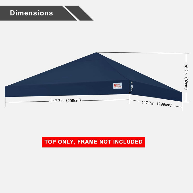 Load image into Gallery viewer, 8x8/10x10 Replacement Pop Up Canopy Top for Durable Pop-up Canopy
