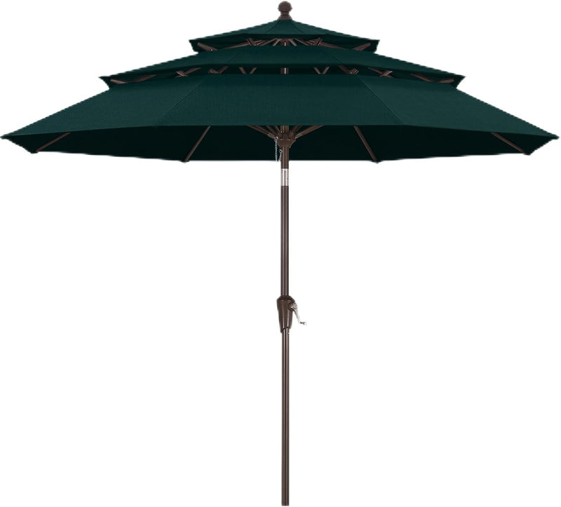 Load image into Gallery viewer, MASTERCANOPY 9ft 3-Tier Olefin Patio Umbrella 5-Year-Non-Fading
