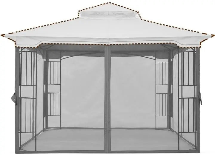 Load image into Gallery viewer, 10x10/10x12 Patio Gazebo Mosquito Netting Screen Walls ONLY
