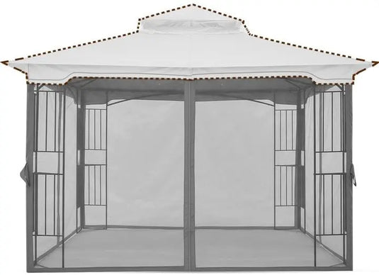 10x10/10x12 Patio Gazebo Mosquito Netting Screen Walls ONLY