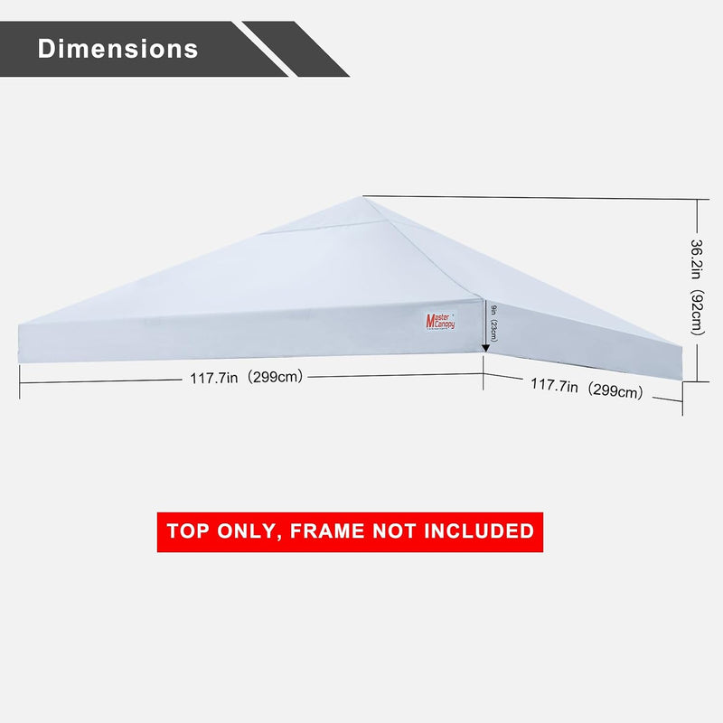 Load image into Gallery viewer, 8x8/10x10 Replacement Pop Up Canopy Top for Durable Pop-up Canopy
