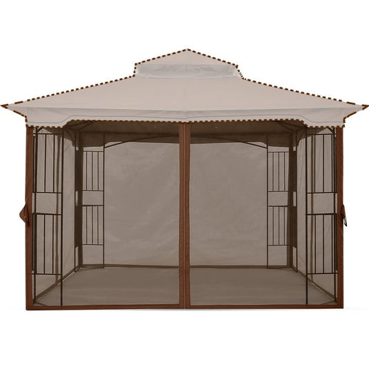 10x10/10x12 Patio Gazebo Mosquito Netting Screen Walls ONLY