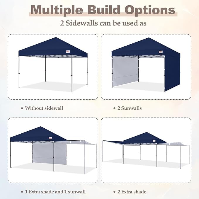 Load image into Gallery viewer, MASTERCANOPY 10x10 Pop-Up Canopy Tent with Two Shelters

