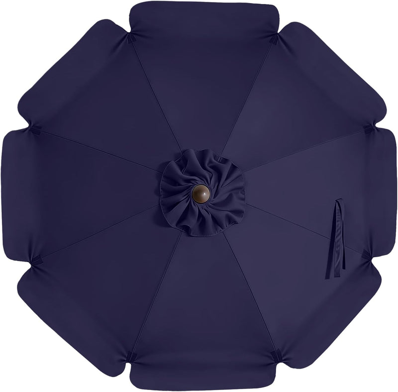 Load image into Gallery viewer, MASTERCANOPY Valance Patio Umbrella 6 Ribs 8 Ribs Replacement Top Only

