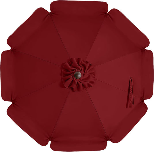 MASTERCANOPY Valance Patio Umbrella 6 Ribs 8 Ribs Replacement Top Only