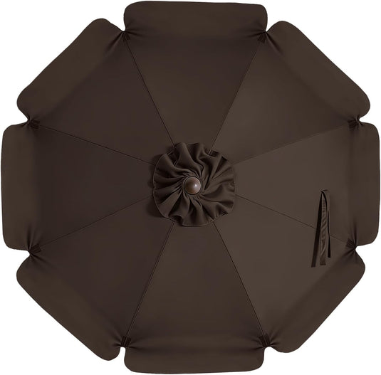 MASTERCANOPY Valance Patio Umbrella 6 Ribs 8 Ribs Replacement Top Only