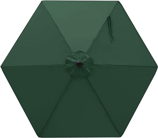 MASTERCANOPY 7.5FT Patio Umbrella Replacement Canopy for 6 Ribs