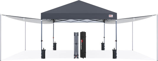 MASTERCANOPY 10x10 Pop Up Canopy Tent with 2 Shelters