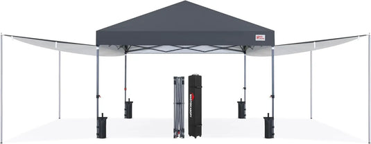 MASTERCANOPY 10x10 Pop‑up Canopy Tent with Two Shelters
