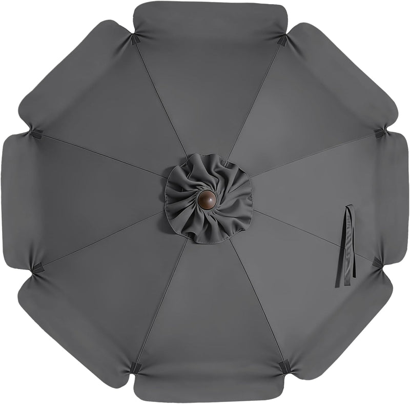 Load image into Gallery viewer, MASTERCANOPY Valance Patio Umbrella 6 Ribs 8 Ribs Replacement Top Only

