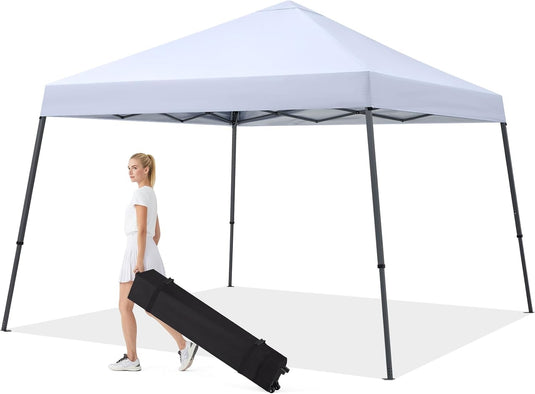 Leisure Sports Portable Pop-Up Canopy Tent with Large Base - 10x10