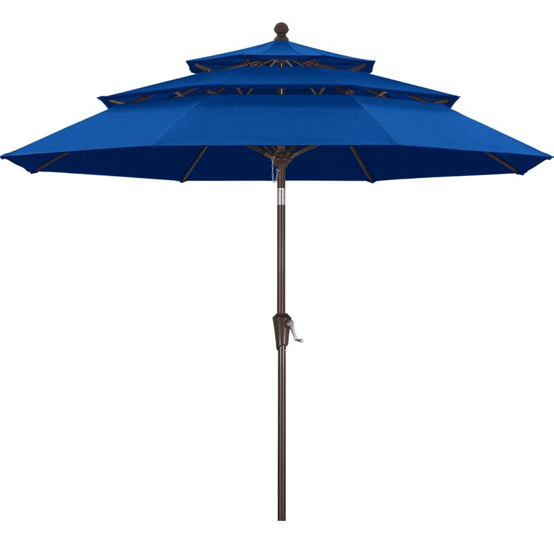 Load image into Gallery viewer, MASTERCANOPY 9ft 3-Tier Olefin Patio Umbrella 5-Year-Non-Fading
