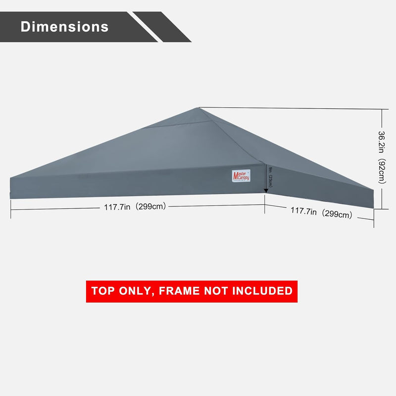 Load image into Gallery viewer, 8x8/10x10 Replacement Pop Up Canopy Top for Durable Pop-up Canopy
