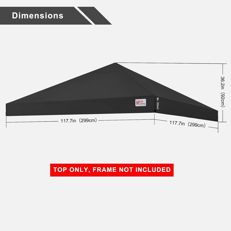 Load image into Gallery viewer, 8x8/10x10 Replacement Pop Up Canopy Top for Durable Pop-up Canopy
