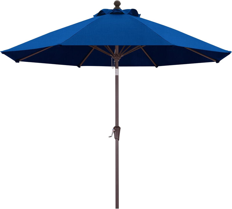 5 ft patio table umbrella MASTERCANOPY Olefin 5-Year-Non-Fading 9ft Patio Outdoor Table Umbrella