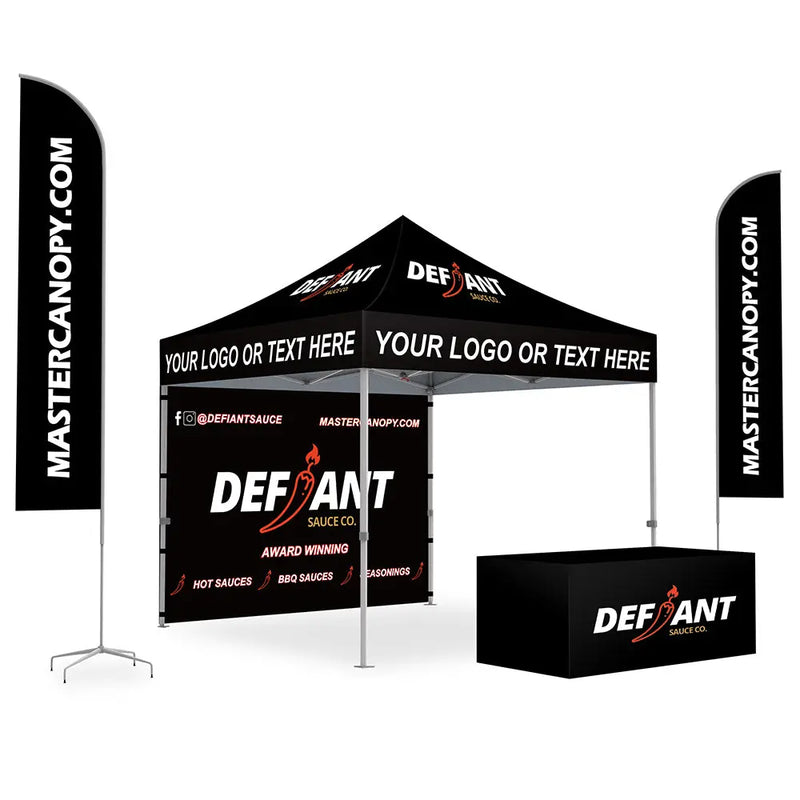 Load image into Gallery viewer, Premium+ Series Custom Canopy Tent 10x10 Full Case Vision Super Value Package
