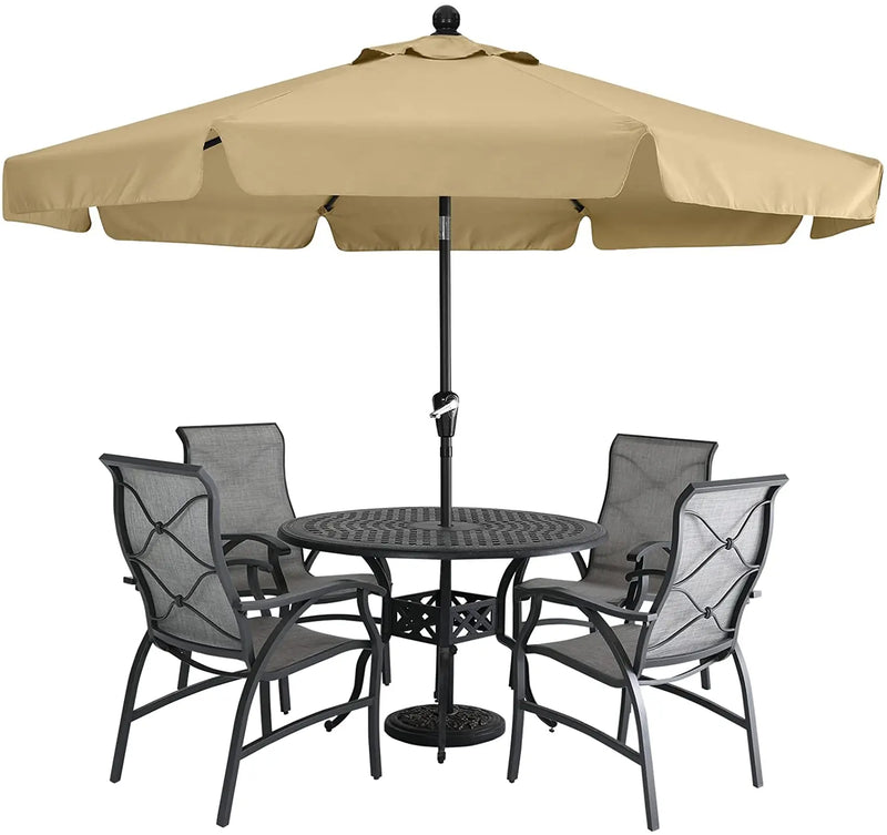 Load image into Gallery viewer, MASTERCANOPY 7.5FT/9FT Valance Patio Umbrella for Outdoor Table Market-CA
