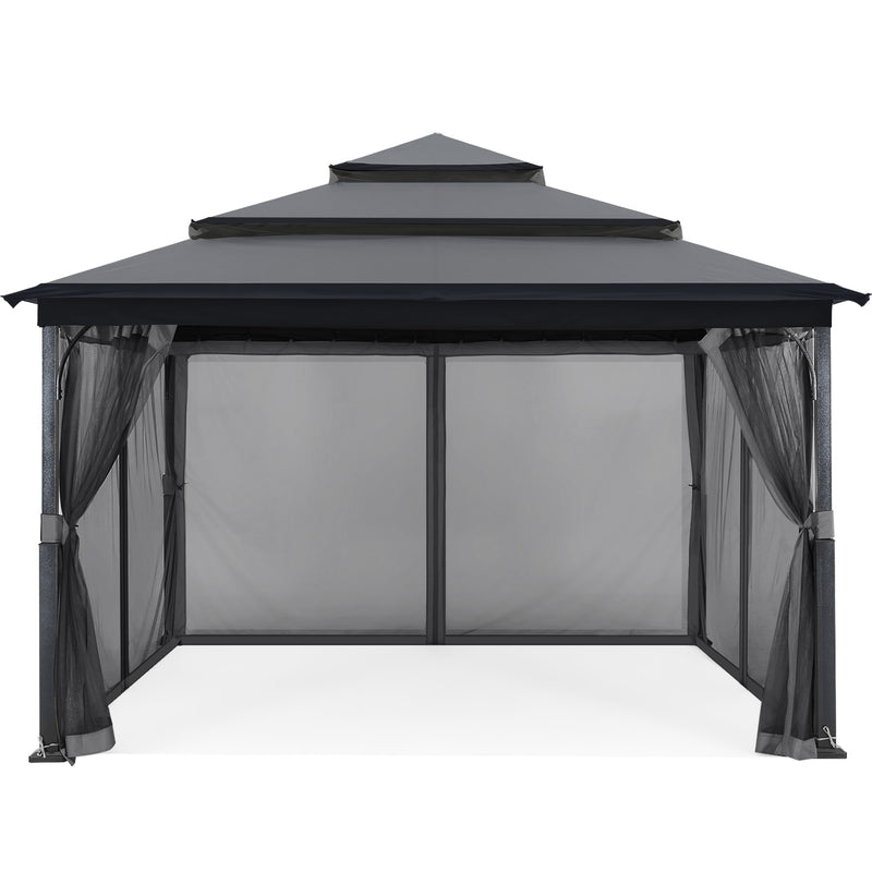 Load image into Gallery viewer, 12x12 Soft Top Outdoor Garden Patio Gazebo with Mosquito Netting

