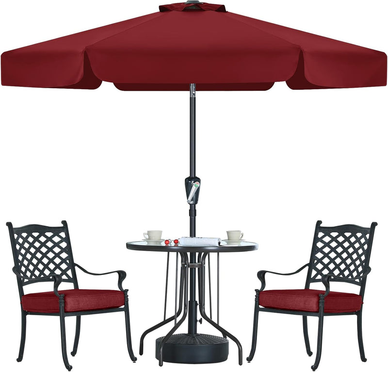 Load image into Gallery viewer, MASTERCANOPY 7.5FT/9FT Valance Patio Umbrella for Outdoor Table Market-CA
