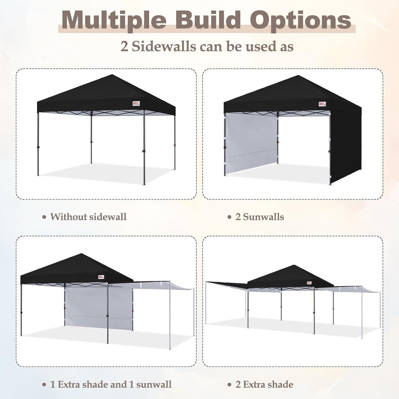 Load image into Gallery viewer, MASTERCANOPY 10x10 Pop-Up Canopy Tent with Two Shelters
