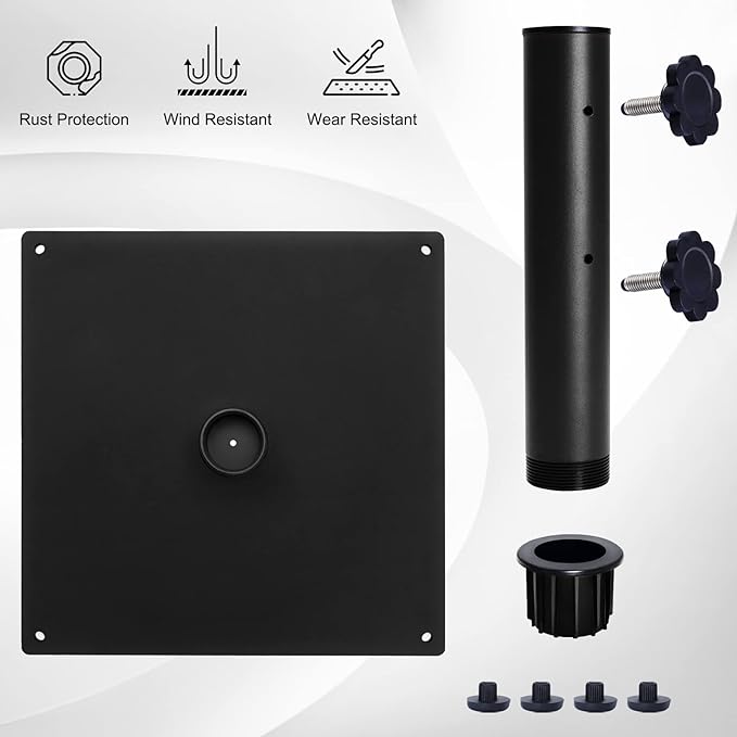 Load image into Gallery viewer, Umbrella Stand Outdoor Base Weight, Steel Plate Stand for Patio Umbrella
