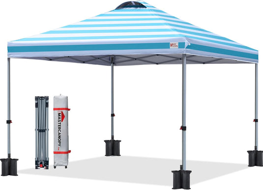 Leisure Sports 8x8/10x10 Durable Pop up Canopy Tent with Sidewall