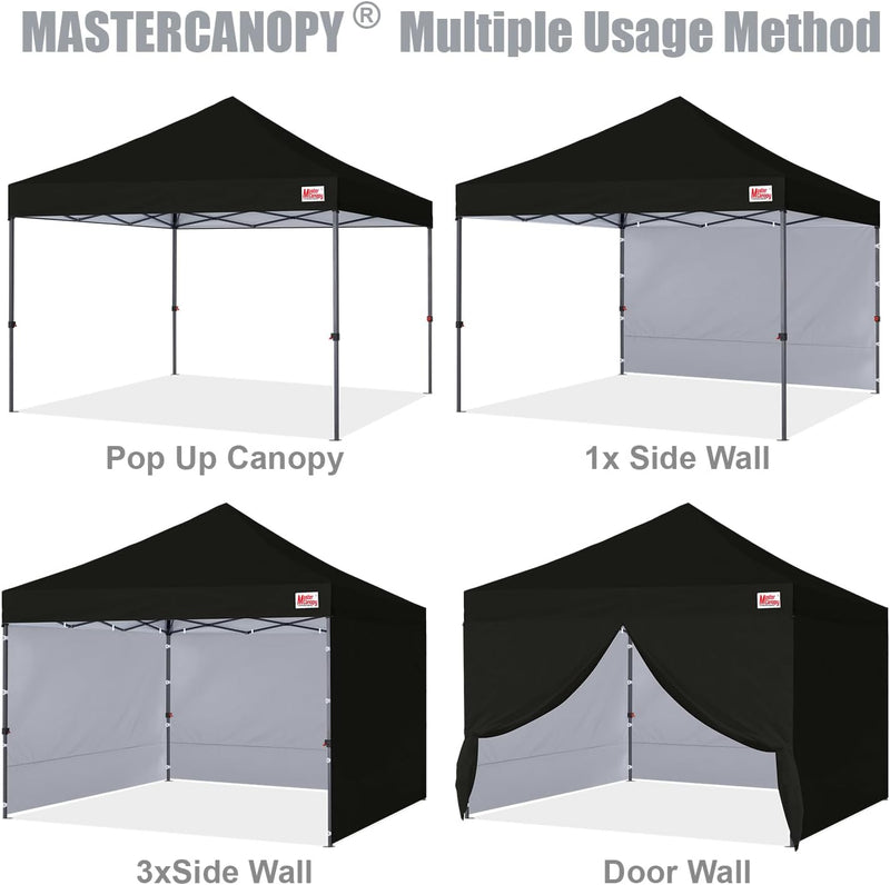 Load image into Gallery viewer, Leisure Sports Easy Pop-Up Canopy Tent with Sidewalls - 8x8, 10x10, 12x12
