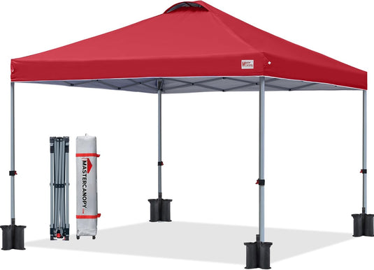 Leisure Sports 8x8/10x10 Durable Pop up Canopy Tent with Sidewall