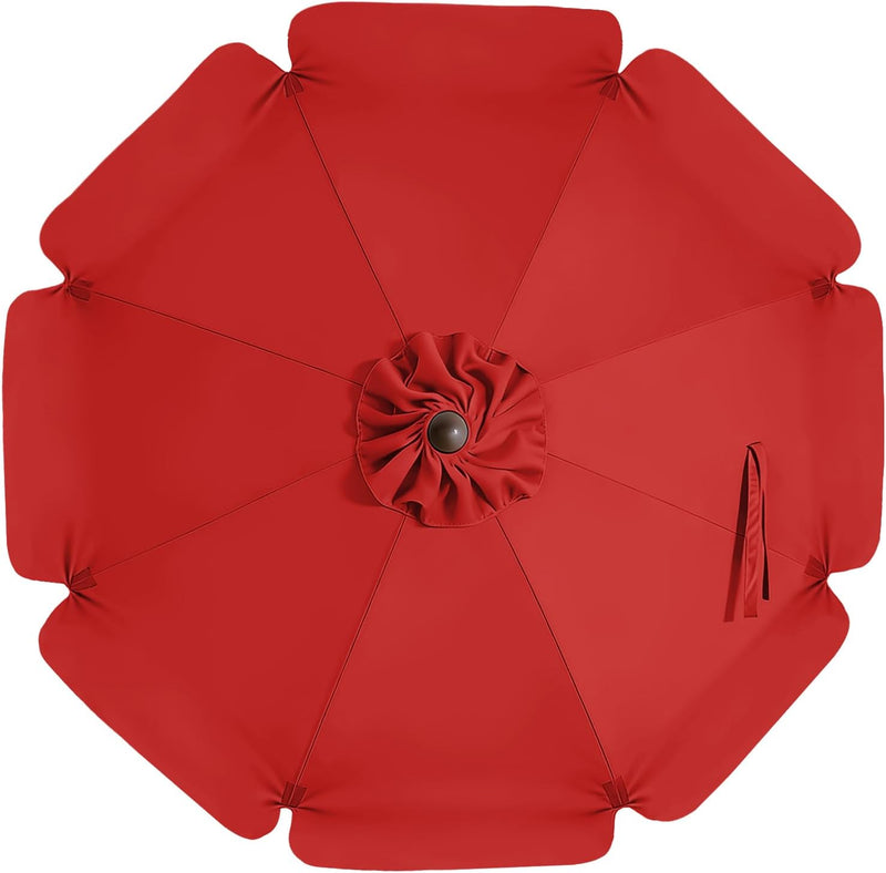 Load image into Gallery viewer, MASTERCANOPY Valance Patio Umbrella 6 Ribs 8 Ribs Replacement Top Only
