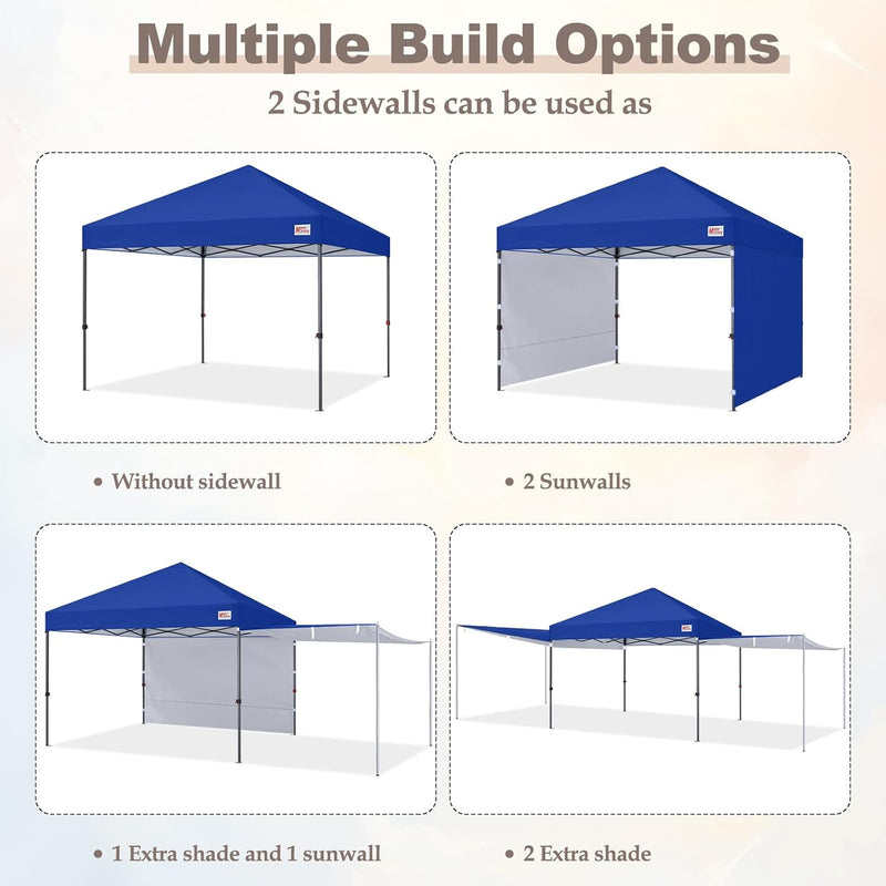 Load image into Gallery viewer, MASTERCANOPY 10x10 Pop-Up Canopy Tent with Two Shelters
