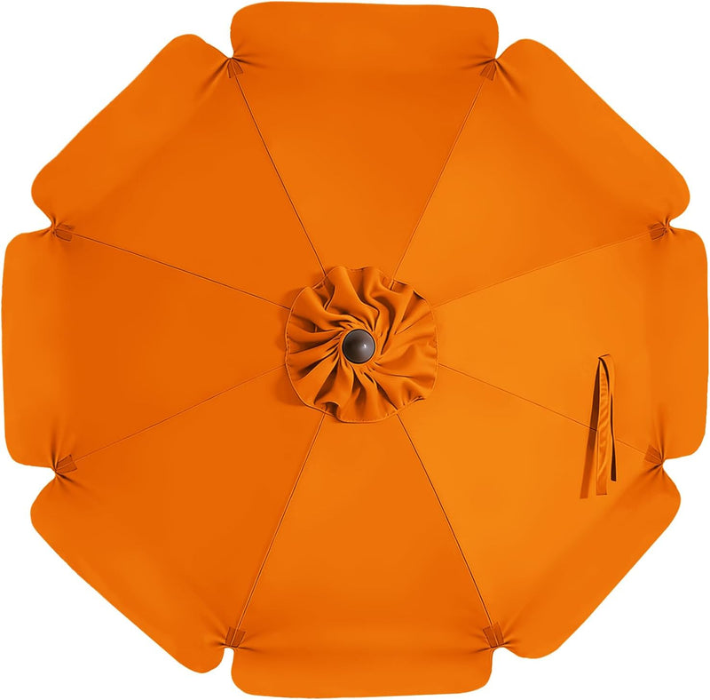 Load image into Gallery viewer, MASTERCANOPY Valance Patio Umbrella 6 Ribs 8 Ribs Replacement Top Only
