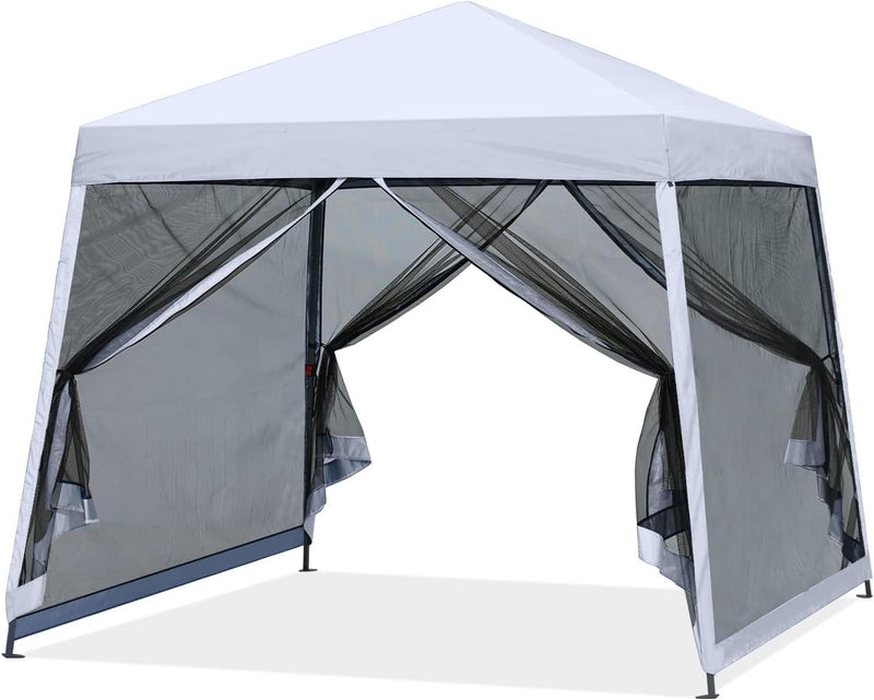 Load image into Gallery viewer, Leisure Sports Stable Pop-Up Canopy Tent with Mosquito Netting - 8x8, 10x10, 11x11
