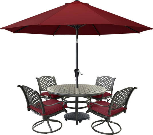 MASTERCANOPY Patio Umbrella for Outdoor Market Table 8 Ribs-CA