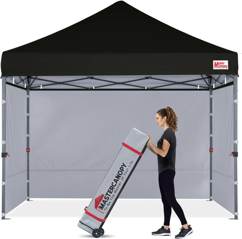 Load image into Gallery viewer, Leisure Sports Easy Pop-Up Canopy Tent with Sidewalls - 8x8, 10x10, 12x12
