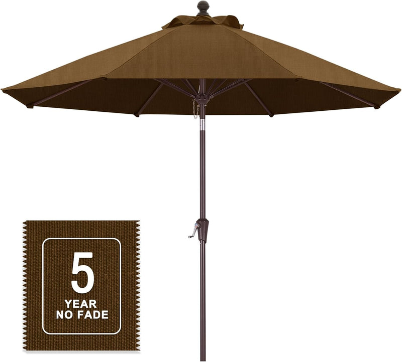 MASTERCANOPY Olefin 5-Year-Non-Fading 9ft Patio Outdoor Table Umbrella
