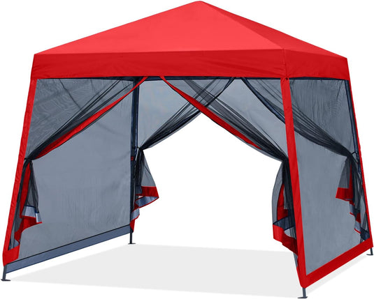 Leisure Sports Stable Pop-Up Canopy Tent with Mosquito Netting - 8x8, 10x10, 11x11
