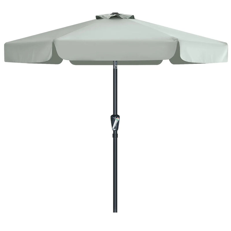 Load image into Gallery viewer, MASTERCANOPY Valance Patio Umbrella for Outdoor Table Market 6/8 Ribs

