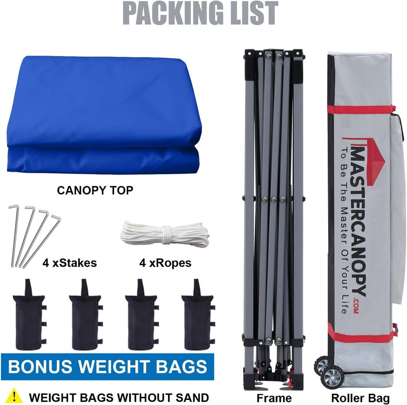 Load image into Gallery viewer, Leisure Sports Easy Pop-Up Canopy Tent with Sidewalls - 8x8, 10x10, 12x12
