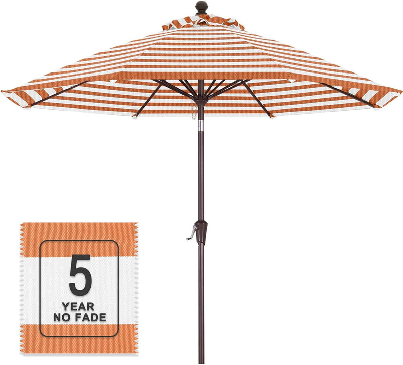 Load image into Gallery viewer, MASTERCANOPY Olefin 5-Year-Non-Fading 9ft Patio Outdoor Table Umbrella 8 Ribs

