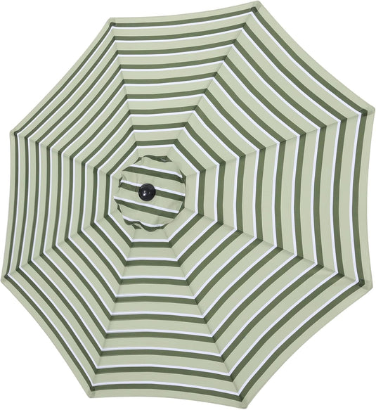 9FT Patio Umbrella Replacement Canopy Top for 8 Ribs